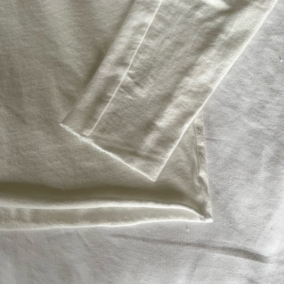 New Frank & Eileen Tee Lab Long Sleeve TShirt Off White Small - Picture 9 of 14
